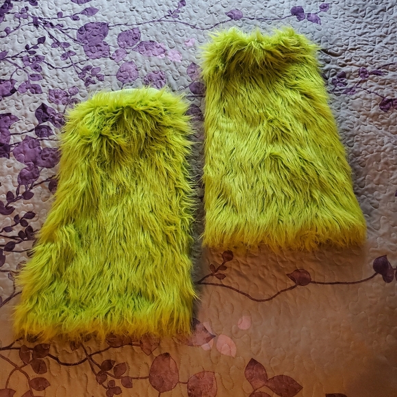 Spencer's Other Lime Green Leg Warmers Poshmark